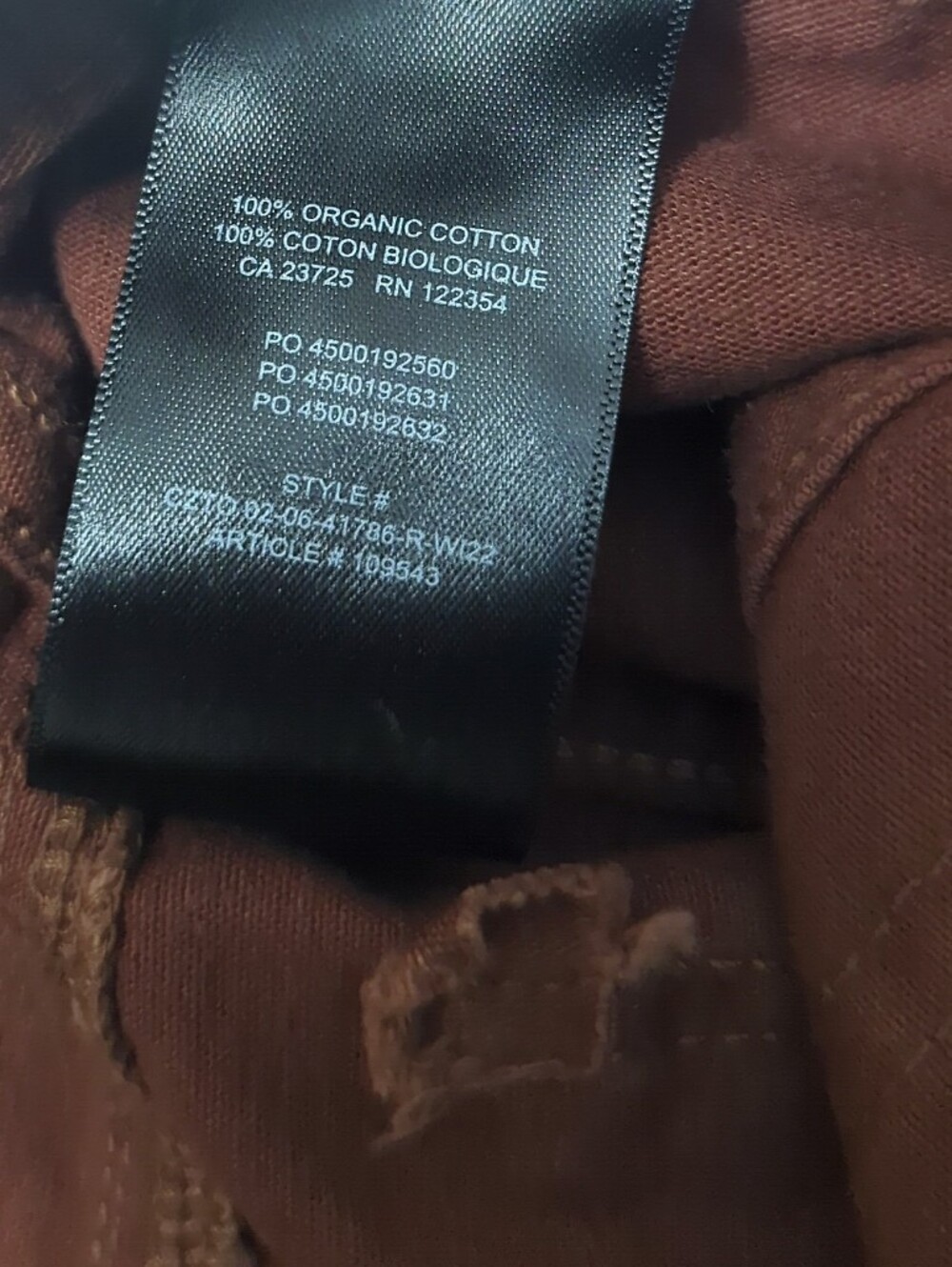NWT Aritzia Sunday Best Oscar Cargo Pants Brown Utility Carpenter 90s Size 4 - Picture 7 of 8